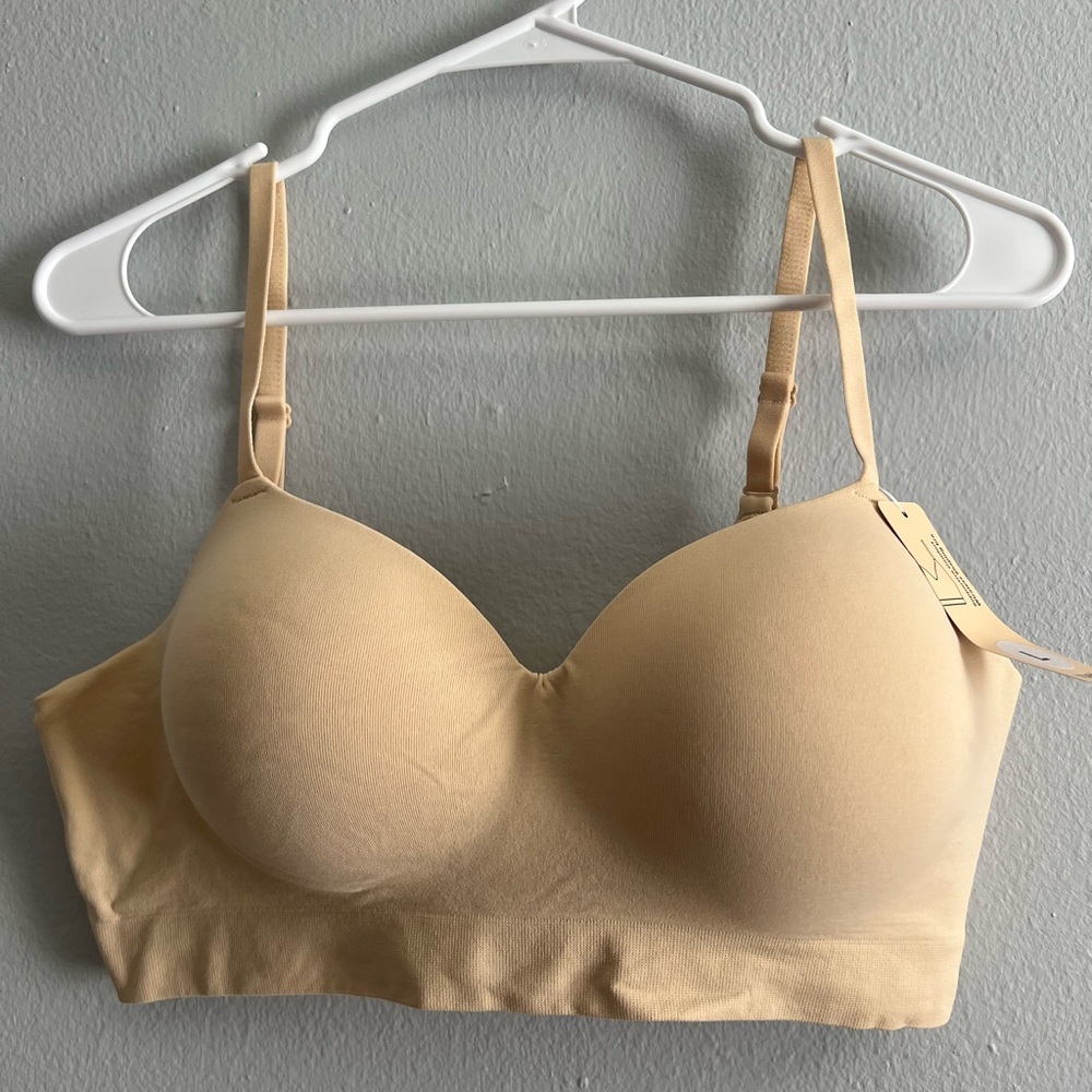 Elegant Cream Padded Bralette